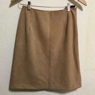 ビバユー(VIVAYOU)のVIVAYOU ビバユー　 フェイク　エコ　スエード　スカート　シンプル(ひざ丈スカート)