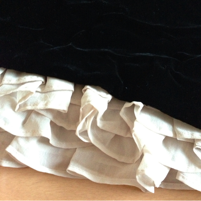 franche lippee(フランシュリッペ)のベロアスカート レディースのスカート(ひざ丈スカート)の商品写真