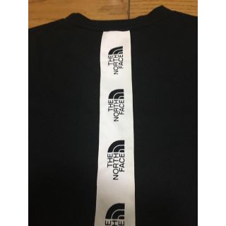 ザノースフェイス(THE NORTH FACE)の中古ノースフェイス黒ＴシャツＬロゴ多数バックプリント入り(Tシャツ(半袖/袖なし))