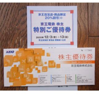 京王電鉄 株主優待券(ショッピング)