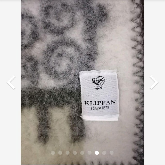 KLIPPAN(クリッパン)のklippan ブランケット インテリア/住まい/日用品の寝具(毛布)の商品写真