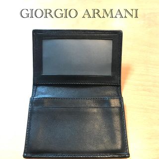 ジョルジオアルマーニ(Giorgio Armani)のジョルジョオアルマーニ　名刺兼定期券入れ(名刺入れ/定期入れ)