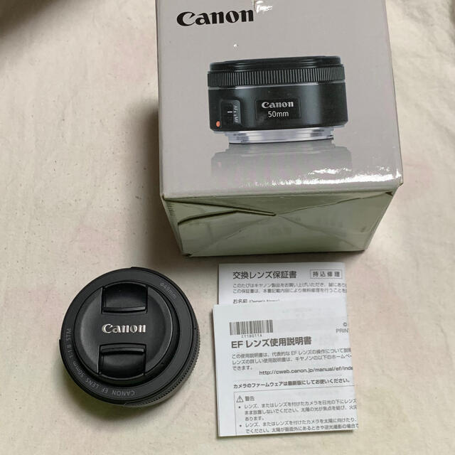 Canon(キヤノン)のcanon EF 50mm f1.8 STM 50単　レンズ スマホ/家電/カメラのカメラ(レンズ(単焦点))の商品写真