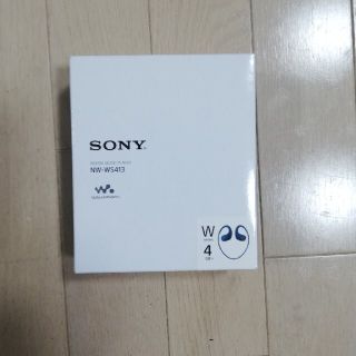 ソニー(SONY)のSONY ウォークマン Wシリーズ NW-WS413(B)(ポータブルプレーヤー)