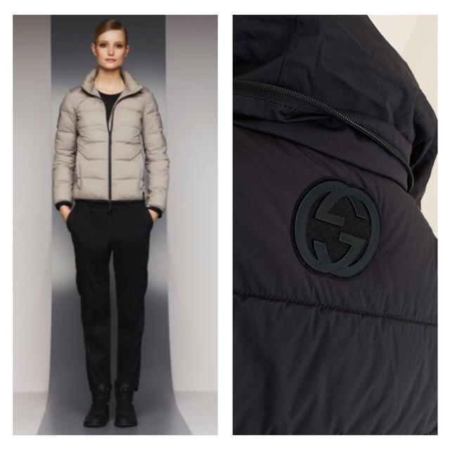Gucci(グッチ)のGUCCI Viaggio collection  ベルト付　ダウンジャケット レディースのジャケット/アウター(ダウンジャケット)の商品写真