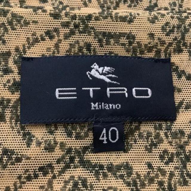 ETRO(エトロ)のエトロ 長袖カットソー サイズ40 M美品  - レディースのトップス(カットソー(長袖/七分))の商品写真