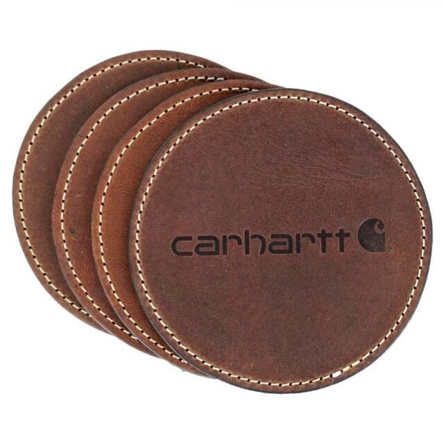 carhartt(カーハート)のCarhartt カーハート レザー コースター 茶 １枚 メンズのファッション小物(その他)の商品写真