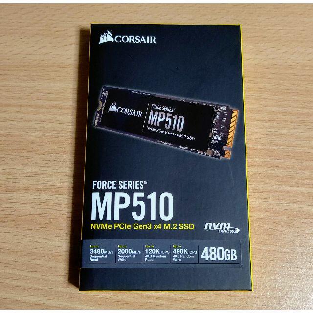 ★コルセア M.2 SSD Force Series MP510 480GB