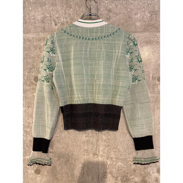 mame - マメクロゴウチLayered Knit Jacquard Cardiganの通販 by