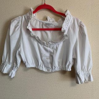 ロキエ(Lochie)のFrill Design Folklore Short Blouse (シャツ/ブラウス(半袖/袖なし))