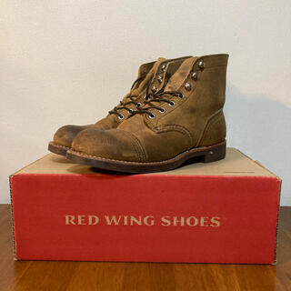 レッドウィング(REDWING)のレッドウイング 08113-1 7D アイアンレンジブーツ 25cm 茶スエード(ブーツ)