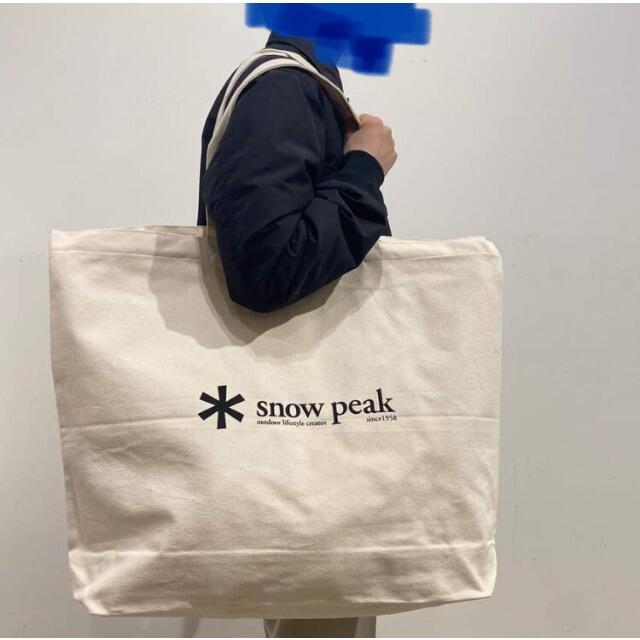 Snow Peak(スノーピーク)の【非売品】スノーピーク snow peak 限定 トートバッグ  メンズのバッグ(トートバッグ)の商品写真