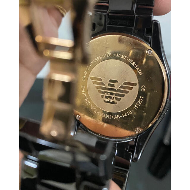 Emporio アルマーニAR1410 セラミカ腕時計の通販 by aki's shop｜エンポリオアルマーニならラクマ Armani - （うさぎ様）EMPORIO ARMANI 通販国産