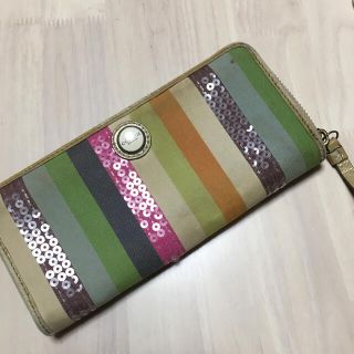 コーチ(COACH)のCOACH ストライプ長財布(財布)