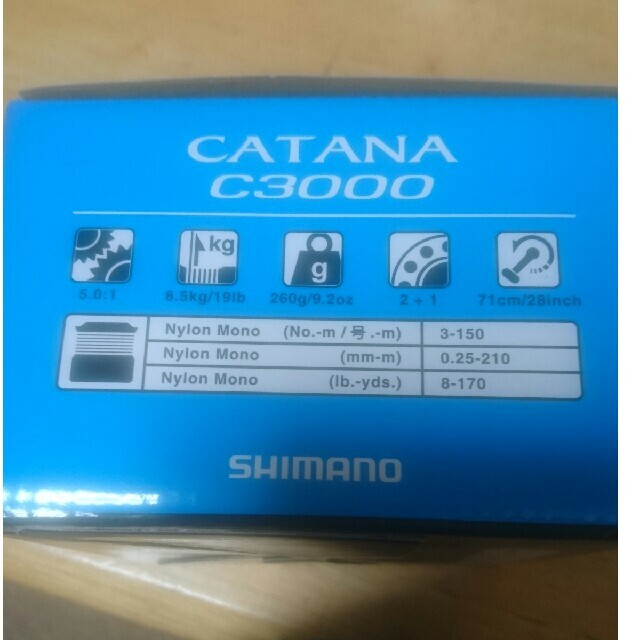 シマノ カタナ C3000FD リール 3