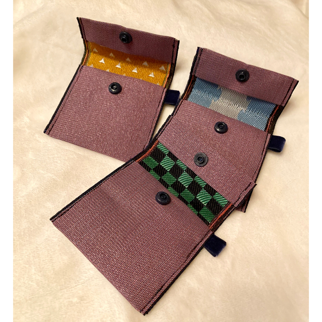 畳縁ポチ袋3つセット×2 ハンドメイドの生活雑貨(雑貨)の商品写真