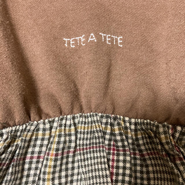 futafuta(フタフタ)の☆ tete a tete テータテート バースデイ ワンピース しまむら☆ キッズ/ベビー/マタニティのキッズ服女の子用(90cm~)(ワンピース)の商品写真