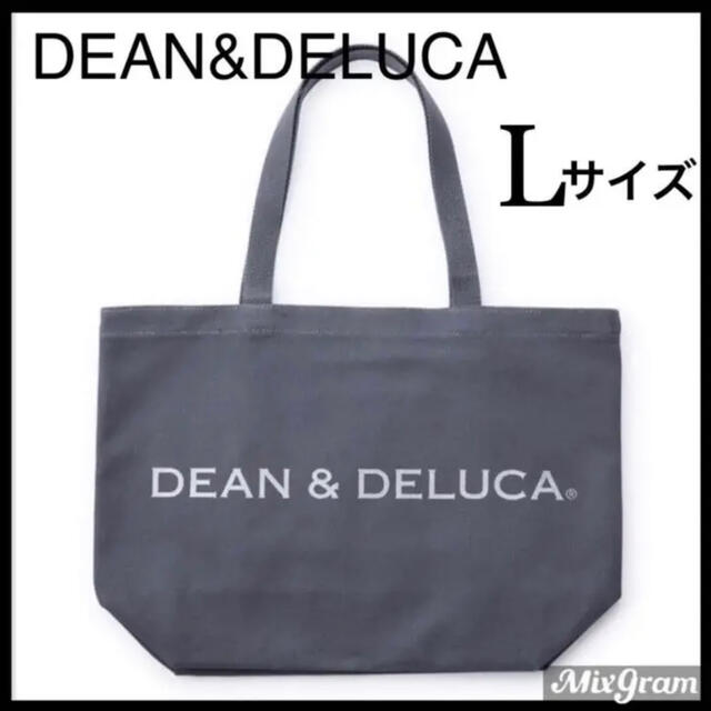 DEAN & DELUCA(ディーンアンドデルーカ)のDEAN＆DELUCAディーン＆デルーカ.トートバッグ旅行エコバックLグレー レディースのバッグ(トートバッグ)の商品写真