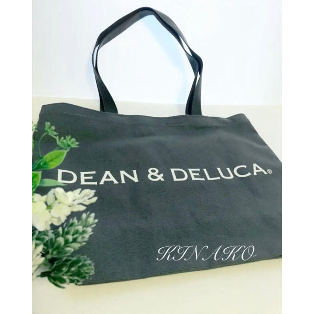 DEAN & DELUCA(ディーンアンドデルーカ)のDEAN＆DELUCAディーン＆デルーカ.トートバッグ旅行エコバックLグレー レディースのバッグ(トートバッグ)の商品写真