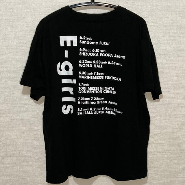 E-girls - E-girls ツアーTシャツ EG11 LIVE Tシャツ 美品 イー