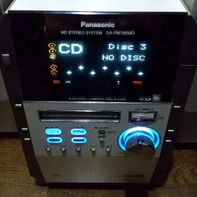 Panasonic(パナソニック)のPanasonic ミニコンポ SA-PM700MD スマホ/家電/カメラのオーディオ機器(スピーカー)の商品写真