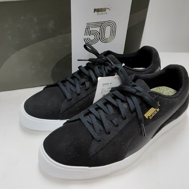 PUMA(プーマ)の最値定価14300円!50周年モデルプーマ スウェード ゴルフシューズ 25.5 スポーツ/アウトドアのゴルフ(シューズ)の商品写真