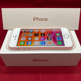 アップル(Apple)のSIMフリー iPhoneSE 64GB ローズゴールド 極美品(スマートフォン本体)
