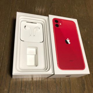 アイフォーン(iPhone)のiPhone11 RED 64G 箱(その他)