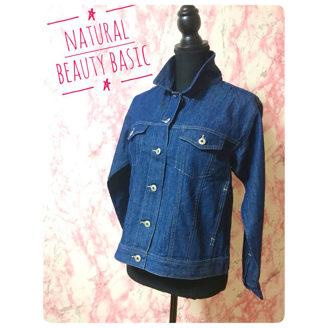 Natural Beauty Basic まとめ割対象 デニムジャケット Gジャン レディース 冬コーデ Lサイズの通販 By M S Luv ナチュラルビューティーベーシックならラクマ