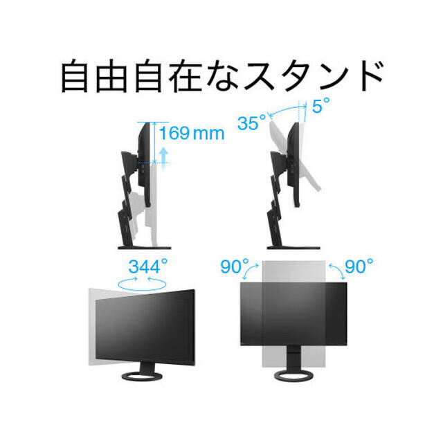 ディスプレイ EIZO 27型 FlexScan EV2760-BK 割引ショッピング