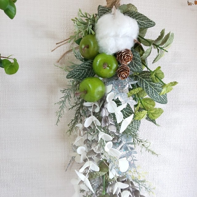 人気の贈り物が *専用*X'mas シルバー グリーン キラキラ フェイク 人気の贈り物が *専用*X'mas シルバー グリーン キラキラ フェイク