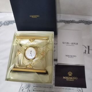 MIKIMOTO(置時計 ・ ゴールド/金色系)のフリマアイテム一覧 MIKIMOTO(置時計 ・ ゴールド/金色系)のフリマアイテム一覧