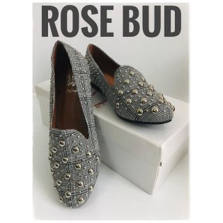 ローズバッド(ROSE BUD)の【まとめ割対象】スリッポンシューズ ROSE BUD スタッズ ローズバッド(スリッポン/モカシン)