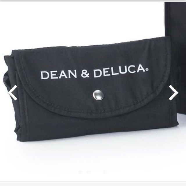 DEAN & DELUCA(ディーンアンドデルーカ)のDEAN＆DELUCA ディーン&デルーカ ショッピングバッグ エコバッグ 黒 レディースのバッグ(エコバッグ)の商品写真