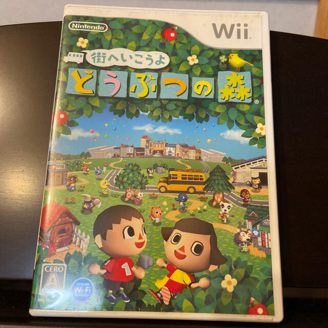 街へいこうよ どうぶつの森 Wii エンタメ/ホビーのゲームソフト/ゲーム機本体(家庭用ゲームソフト)の商品写真