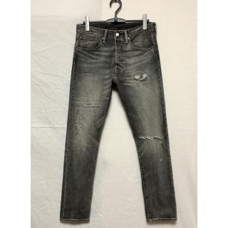リーバイス(Levi's)のLevi's   501CT  リペア加工 ブラックデニム(デニム/ジーンズ)