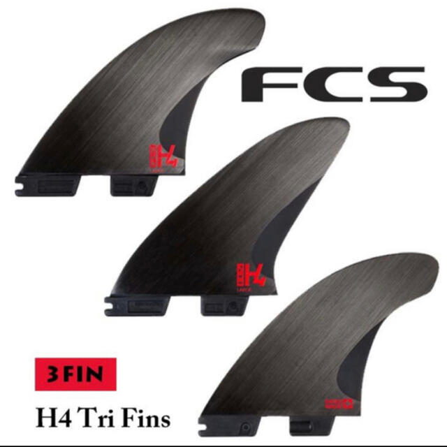 Fin(フィン)のFCS2 H4 トライフィン ショートボード 日本正規品 スポーツ/アウトドアのスポーツ/アウトドア その他(サーフィン)の商品写真