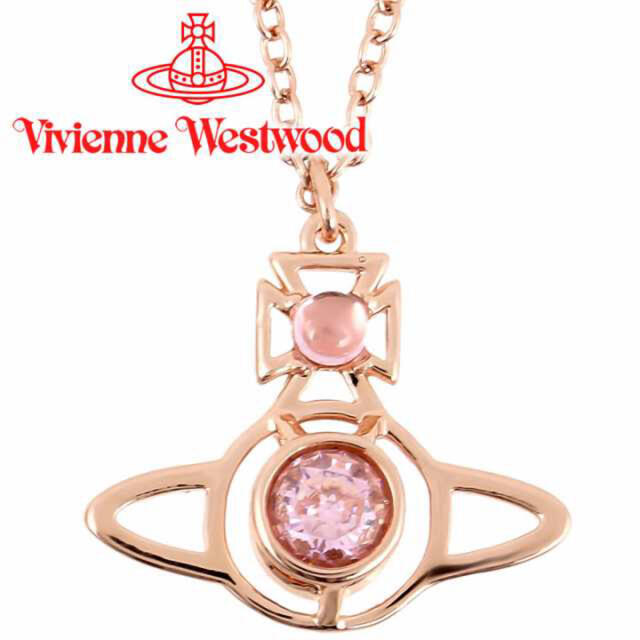 Vivienne Westwood(ヴィヴィアンウエストウッド)の新品未使用Vivienne westwood ネックレス　ピンクゴールド レディースのアクセサリー(ネックレス)の商品写真