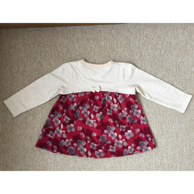 チュニック 100サイズ キッズ/ベビー/マタニティのキッズ服女の子用(90cm~)(Tシャツ/カットソー)の商品写真