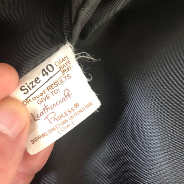schott(ショット)のschott 革　革ジャン 中古 メンズのジャケット/アウター(ライダースジャケット)の商品写真