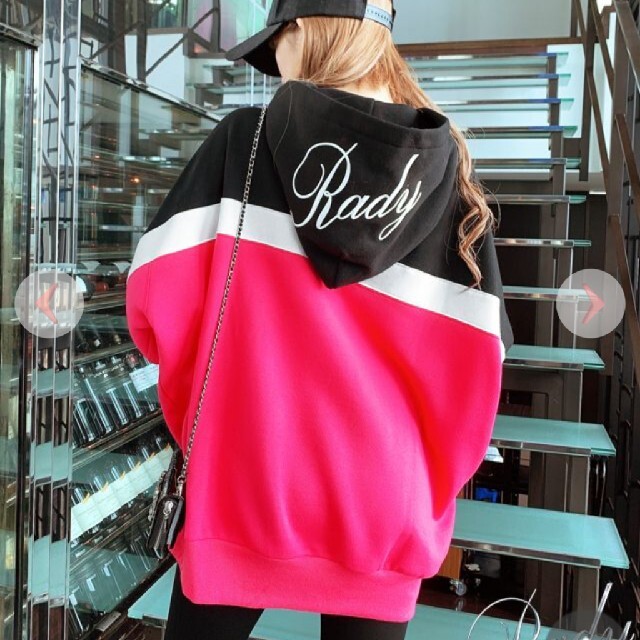 rady♡バックロゴパーカー