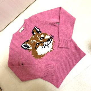 メゾンキツネ ニット（ピンク/桃色系）の通販 14点 | MAISON KITSUNE