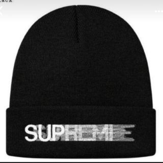 シュプリーム(Supreme)のSupreme Motion Logo Beanie Black(ニット帽/ビーニー)