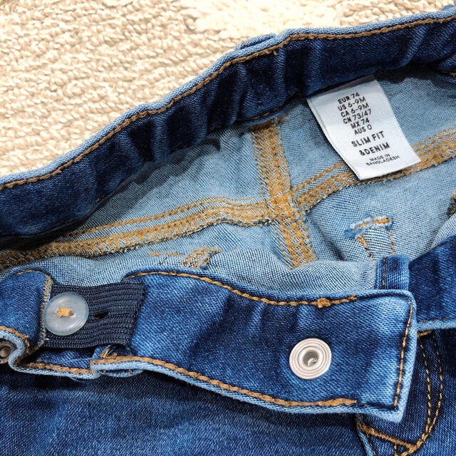 H&M(エイチアンドエム)のH&M デニム　 キッズ/ベビー/マタニティのベビー服(~85cm)(パンツ)の商品写真