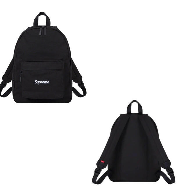 Supreme Canvas backpack black