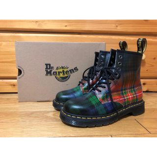 ドクターマーチン(Dr.Martens)のDr Martens 1460TARTANタータンチェックレザー８ホール(ブーツ)