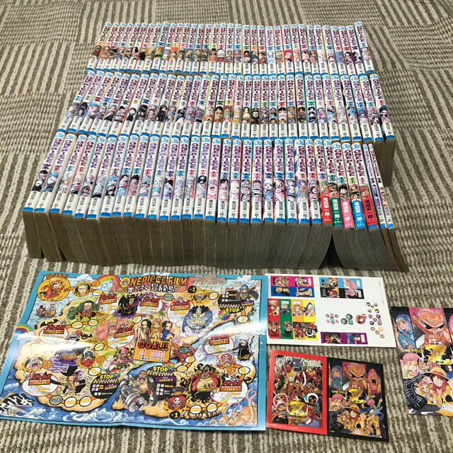 最新刊 ONE PIECE ワンピース 1〜97巻セット 全巻 まとめ売りの通販