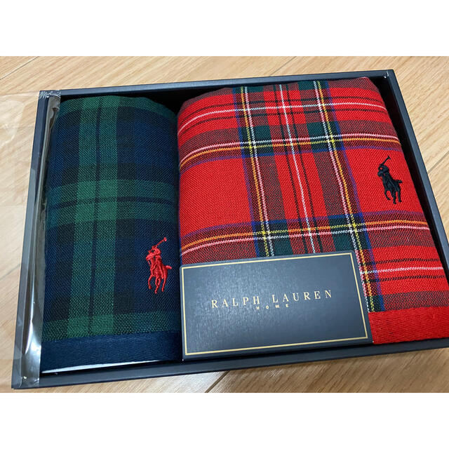 Ralph Lauren(ラルフローレン)の☆値下げ☆ラルフローレンホーム　タオルセット インテリア/住まい/日用品の日用品/生活雑貨/旅行(タオル/バス用品)の商品写真