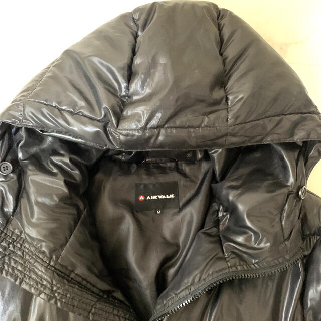 AIRWALK(エアウォーク)のAIR WALKのダウンジャケットM　黒　エアーウォーク メンズのジャケット/アウター(ダウンジャケット)の商品写真