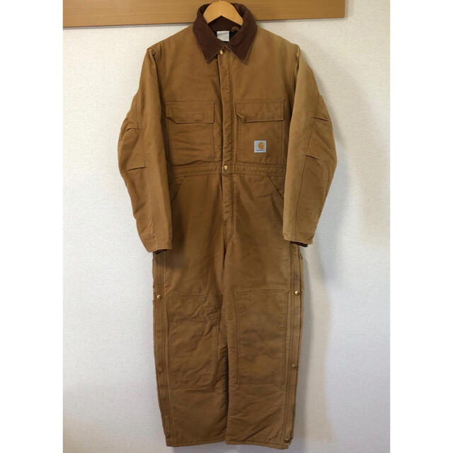 carhartt(カーハート)のUSA製　カーハート ダックオールインワン つなぎ　キルティング　90s メンズのパンツ(サロペット/オーバーオール)の商品写真